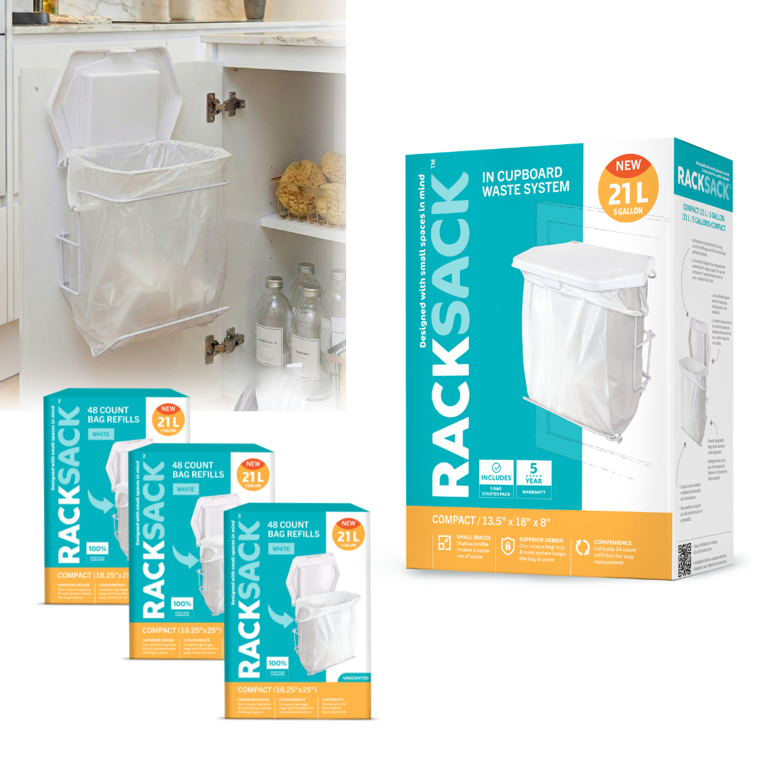 Rack Sack Compact Starter Kit (1 Compact Rack + 3 Refills)